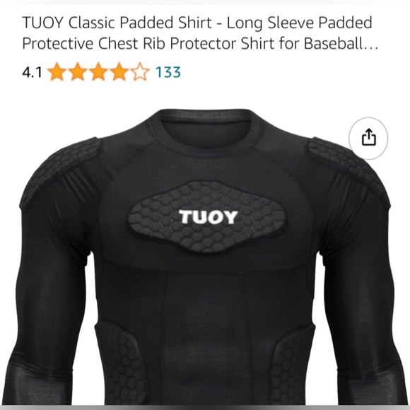 NWT Men’s TUOY Padded Long Sleeve Shirt - Picture 6 of 12